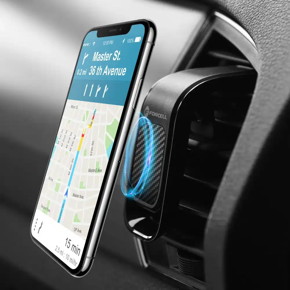 FORCELL CARBON B060 magnetni auto držč za ventilacijsku rešetku