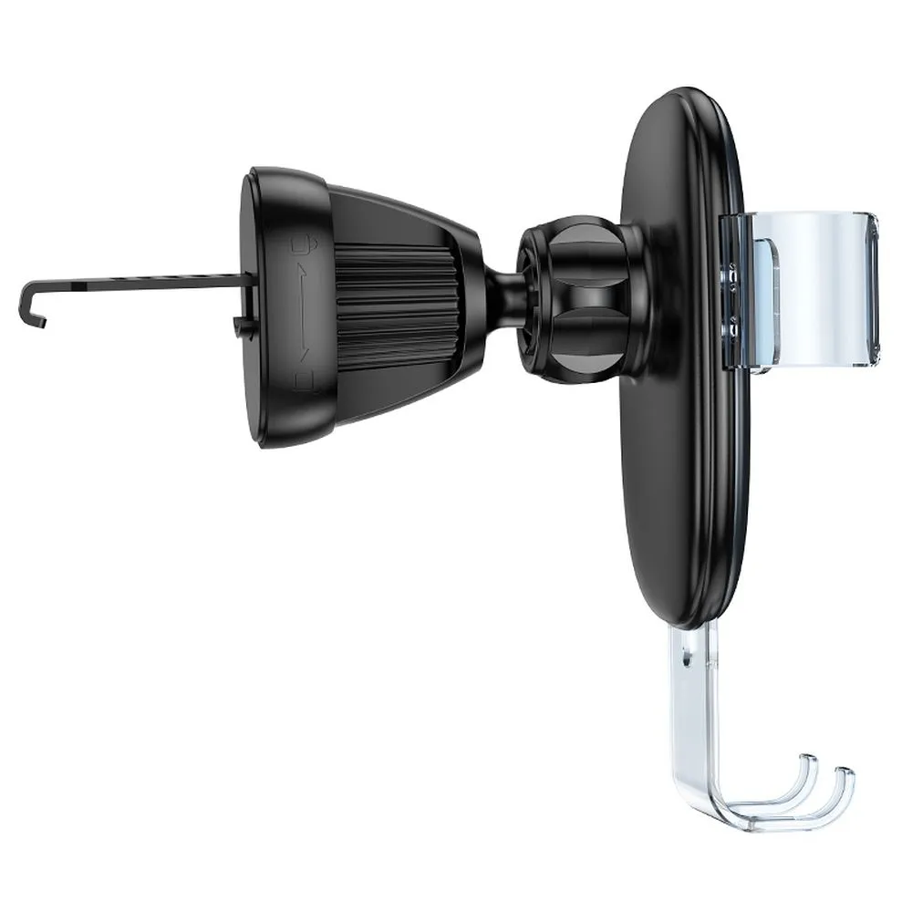 HOCO gravitacijski auto držč za ventilacijsku rešetku Small H7 crni