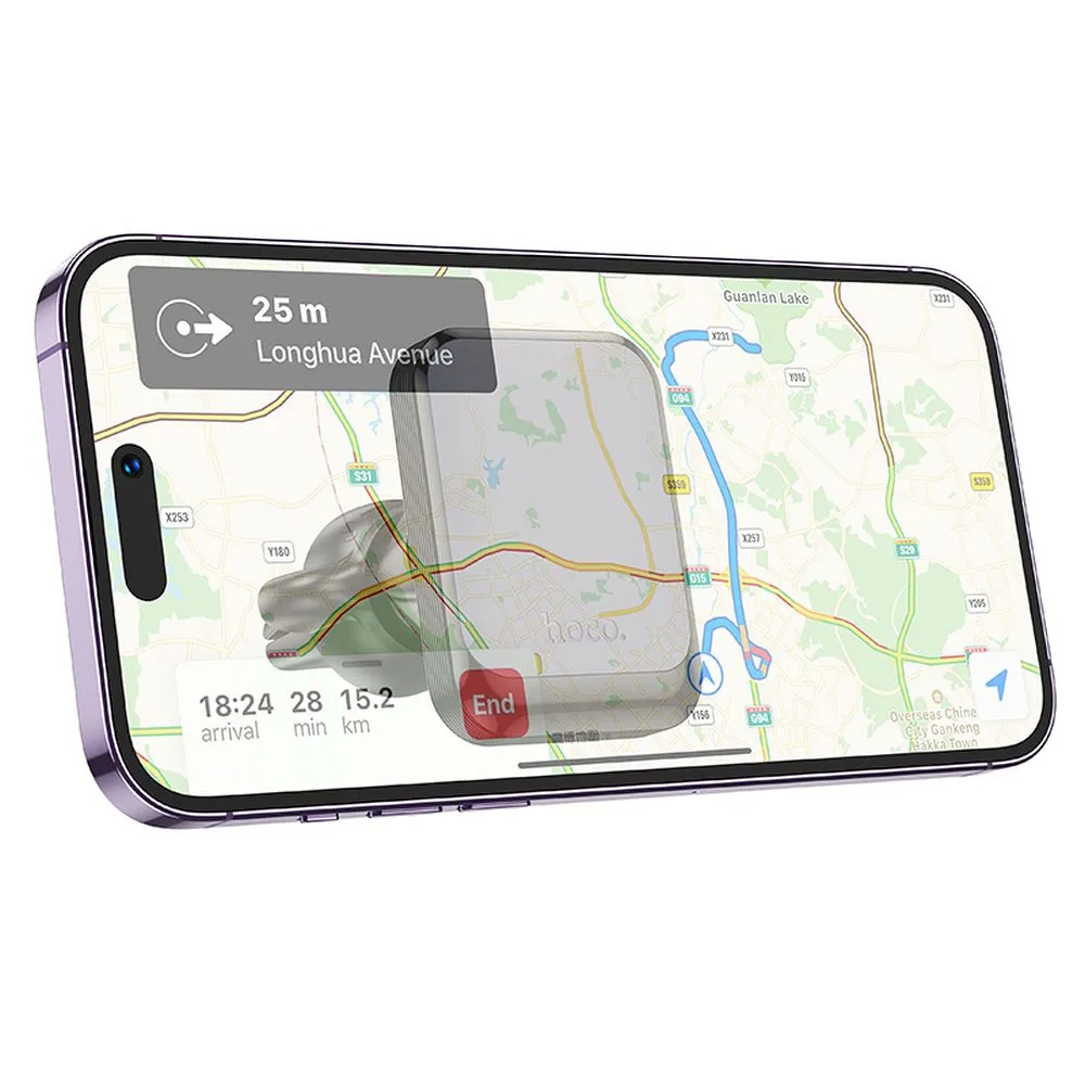 HOCO magnetni auto držč za ventilacijsku rešetku H24 crni